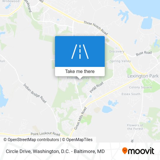 Circle Drive map