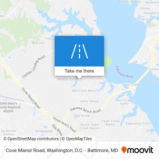 Mapa de Cove Manor Road