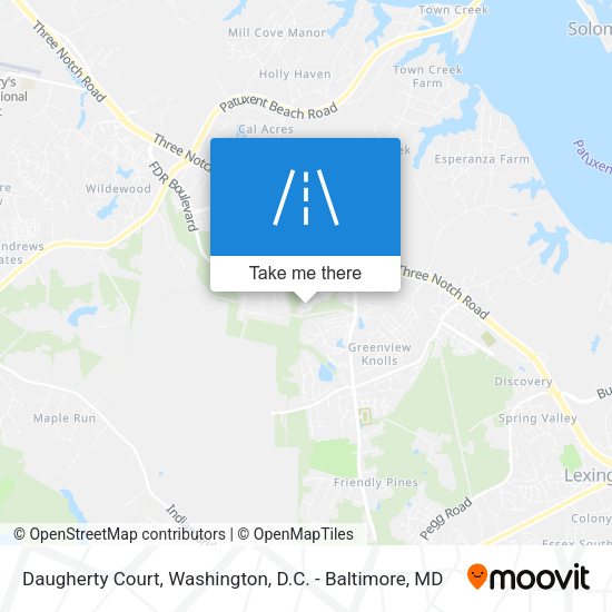 Daugherty Court map