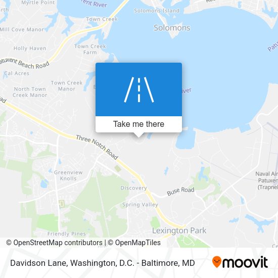 Mapa de Davidson Lane