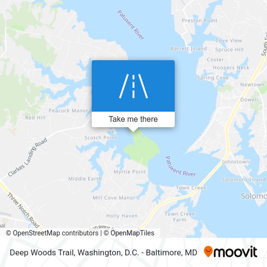 Deep Woods Trail map