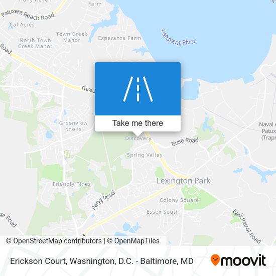 Mapa de Erickson Court