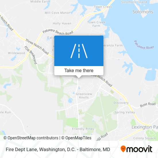 Mapa de Fire Dept Lane