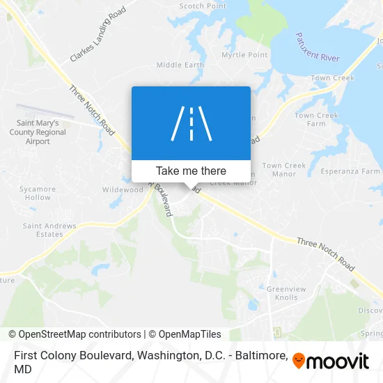 First Colony Boulevard map