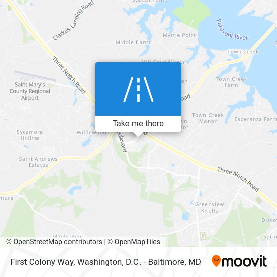 Mapa de First Colony Way