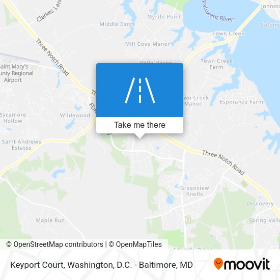 Keyport Court map