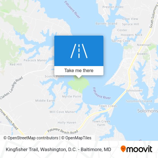 Mapa de Kingfisher Trail