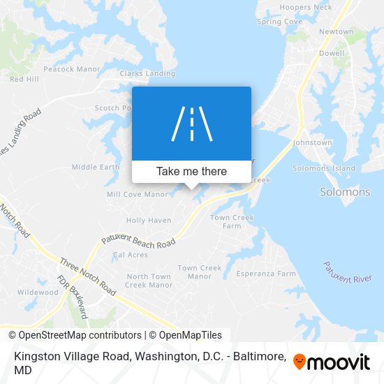 Mapa de Kingston Village Road