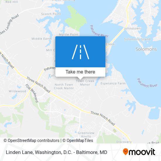 Linden Lane map