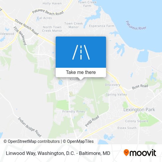 Mapa de Linwood Way