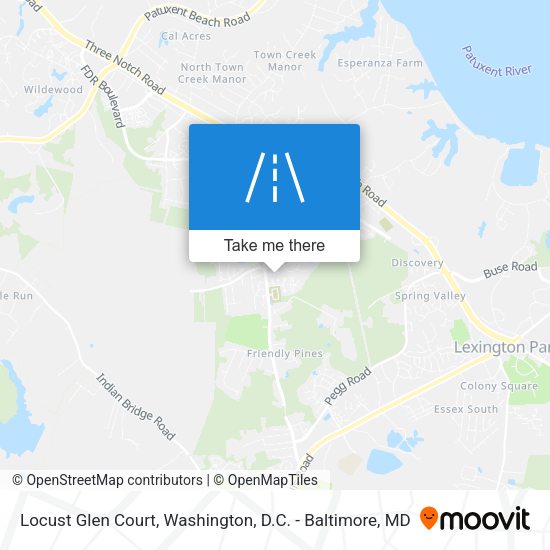 Mapa de Locust Glen Court