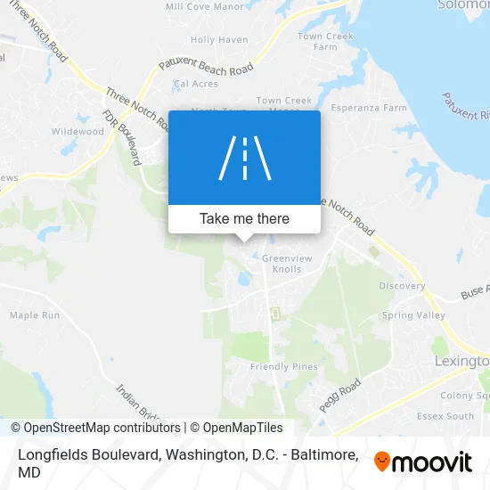 Longfields Boulevard map