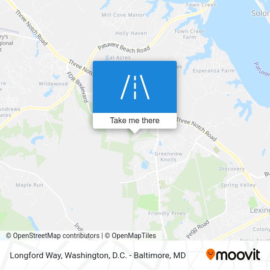 Mapa de Longford Way