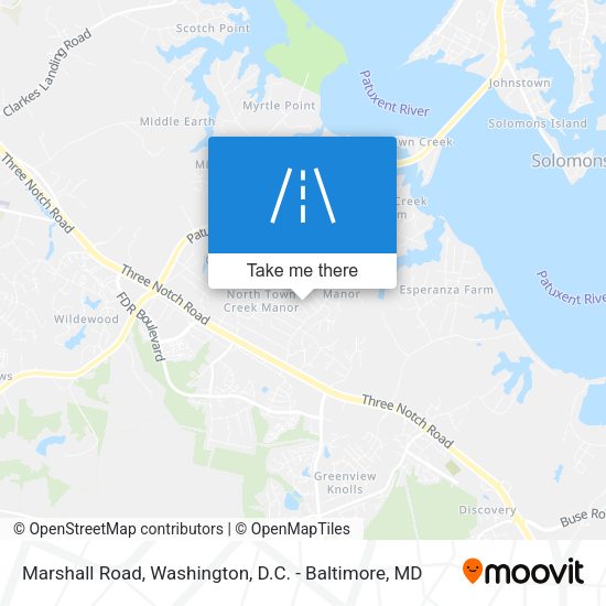 Mapa de Marshall Road