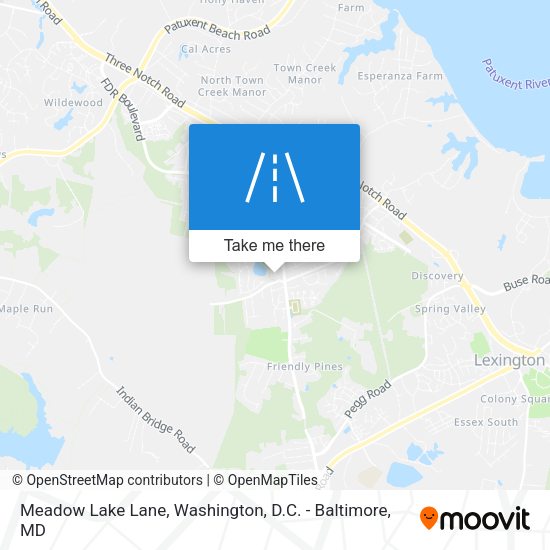 Mapa de Meadow Lake Lane