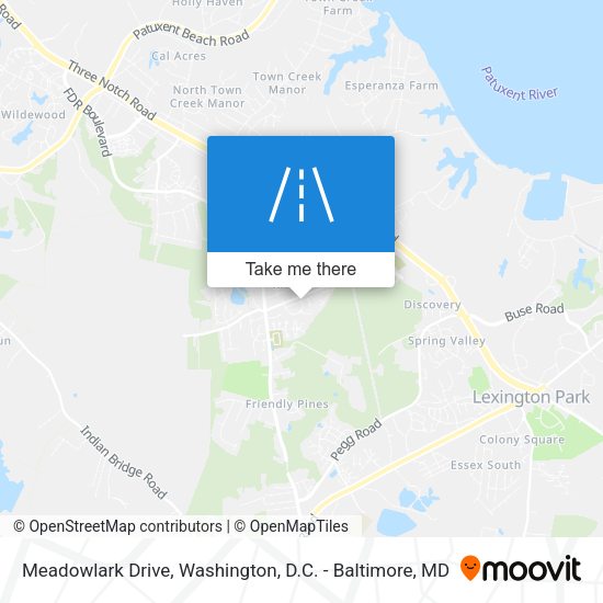 Mapa de Meadowlark Drive