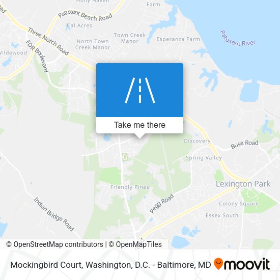 Mapa de Mockingbird Court