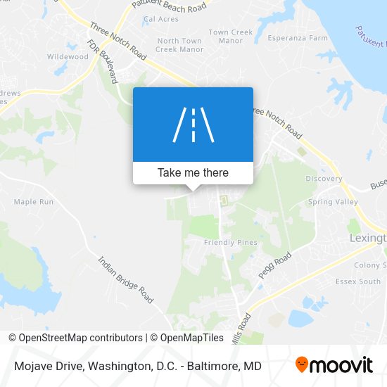 Mapa de Mojave Drive