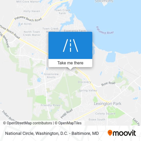 National Circle map