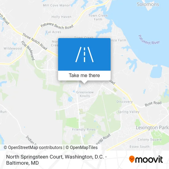 North Springsteen Court map