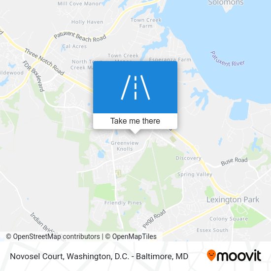 Novosel Court map