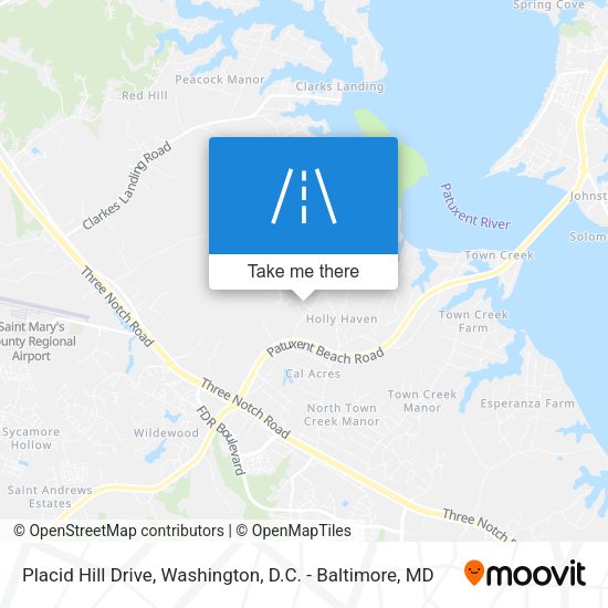 Mapa de Placid Hill Drive