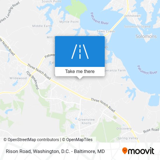 Mapa de Rison Road