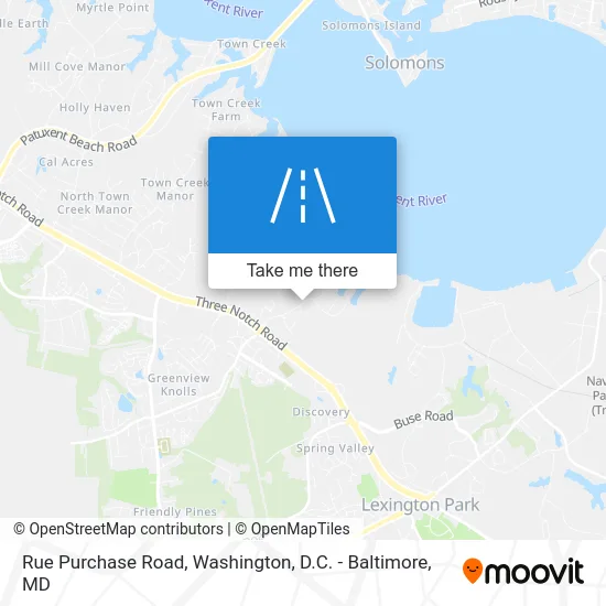 Rue Purchase Road map