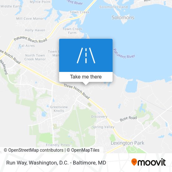 Run Way map