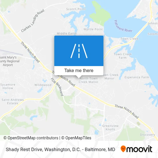 Shady Rest Drive map