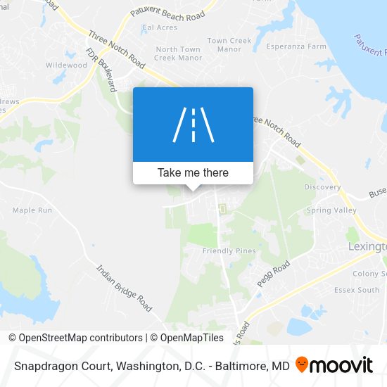 Snapdragon Court map