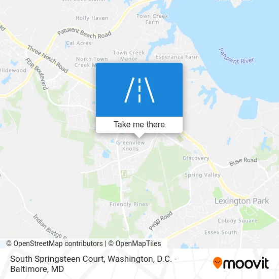 South Springsteen Court map