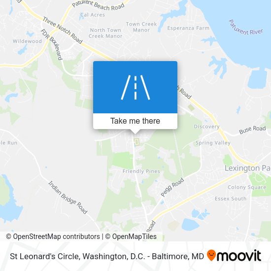 St Leonard's Circle map