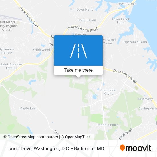 Torino Drive map