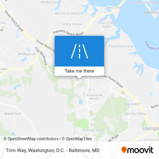 Trim Way map