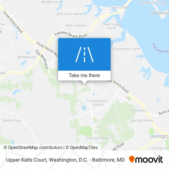 Upper Kells Court map