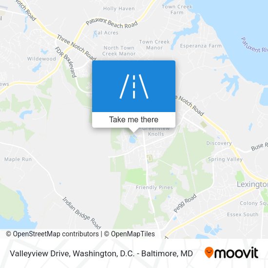 Valleyview Drive map