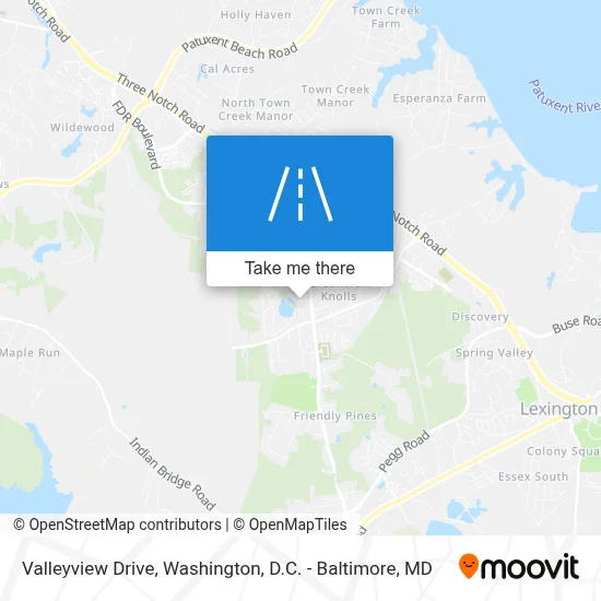 Valleyview Drive map