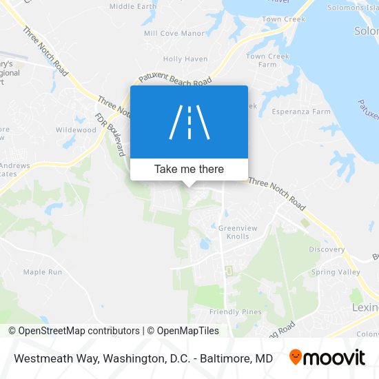Westmeath Way map