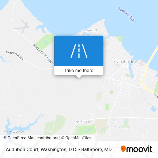 Mapa de Audubon Court