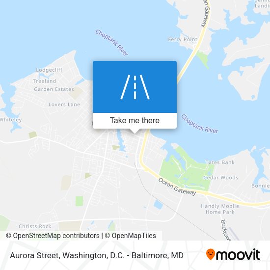 Aurora Street map