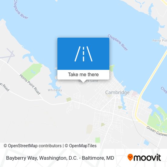 Bayberry Way map