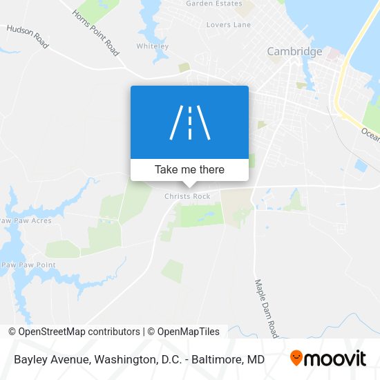 Mapa de Bayley Avenue