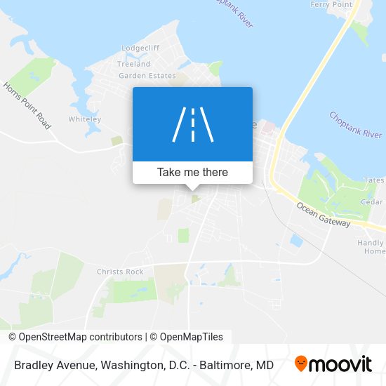 Mapa de Bradley Avenue
