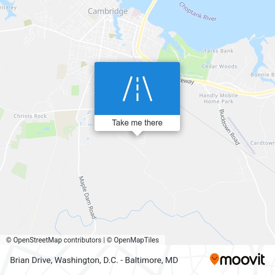 Brian Drive map