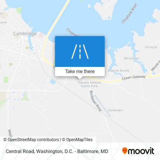 Central Road map