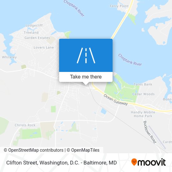 Mapa de Clifton Street