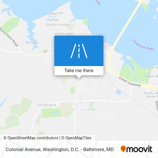 Colonial Avenue map