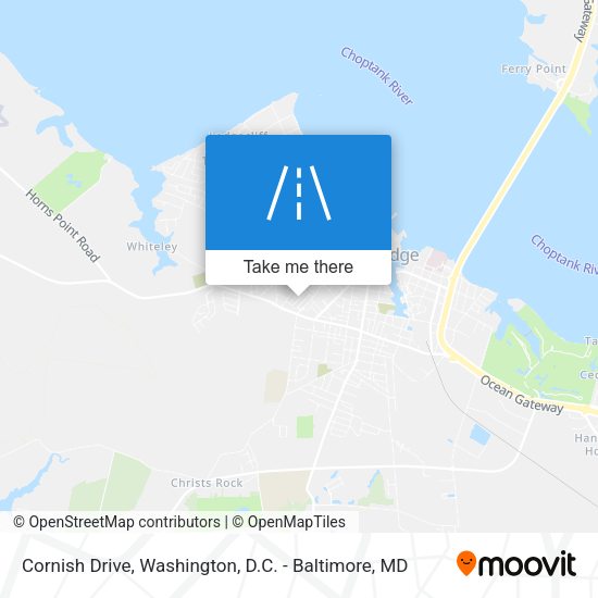 Mapa de Cornish Drive