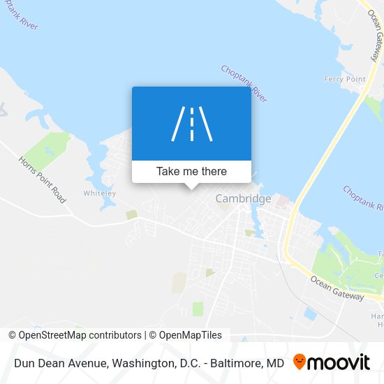 Dun Dean Avenue map